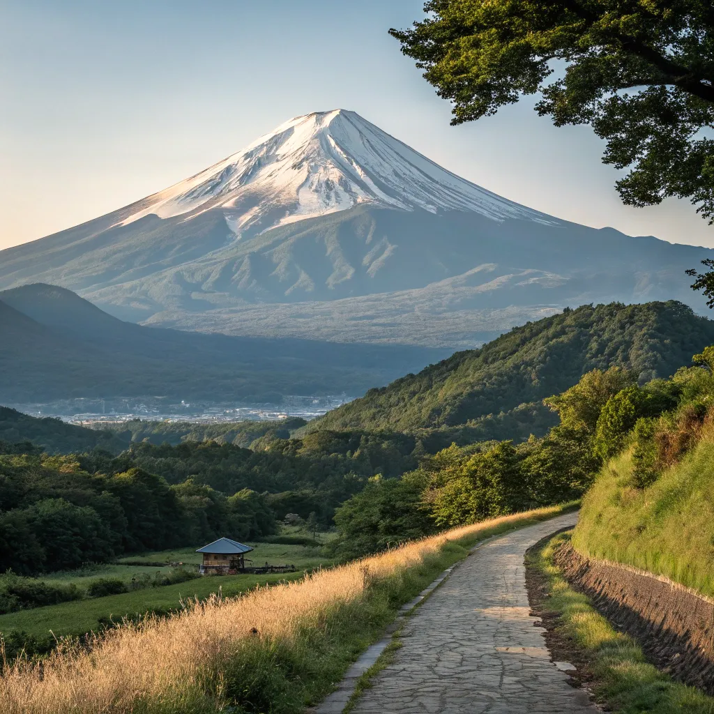 View of Mount Fuji